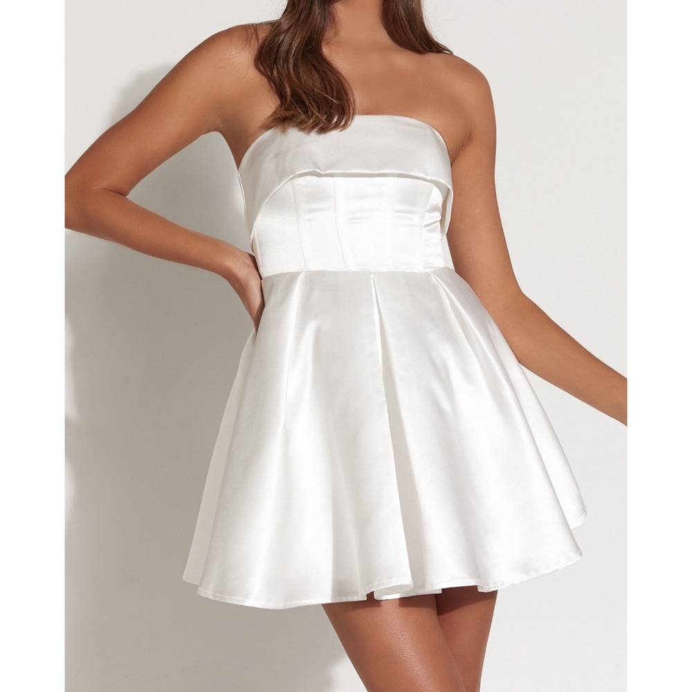 Showpo Valora mini dress- ivory